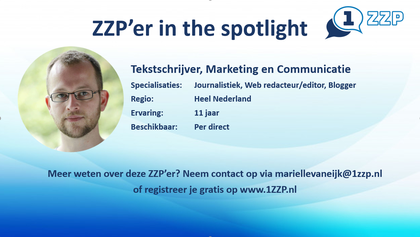 ZZP Tekst Schrijver / Marketing Communicatie
