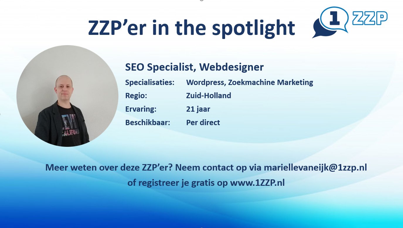 ZZP SEO Specialist en Web Designer
