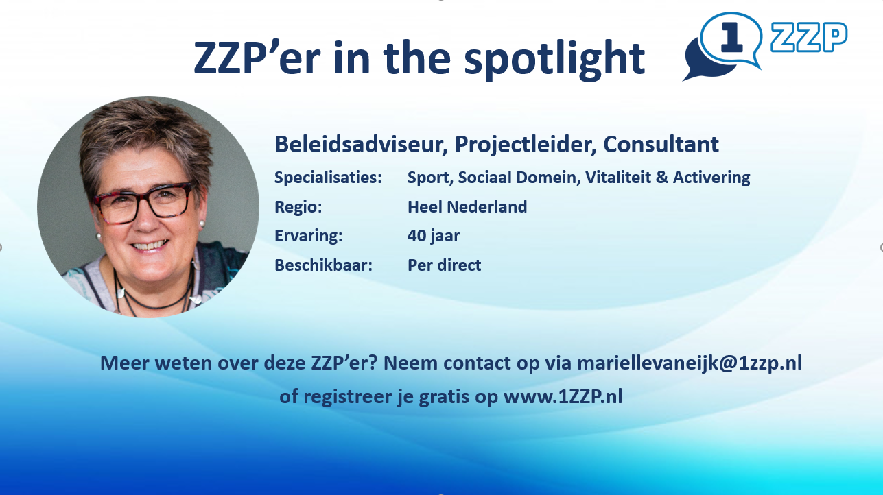 ZZP Beleidsadviseur / Projectleider